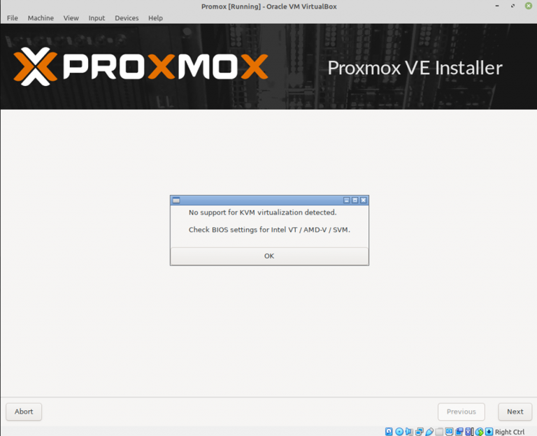 Install proxmox on virtualbox nested vt x tung s blog